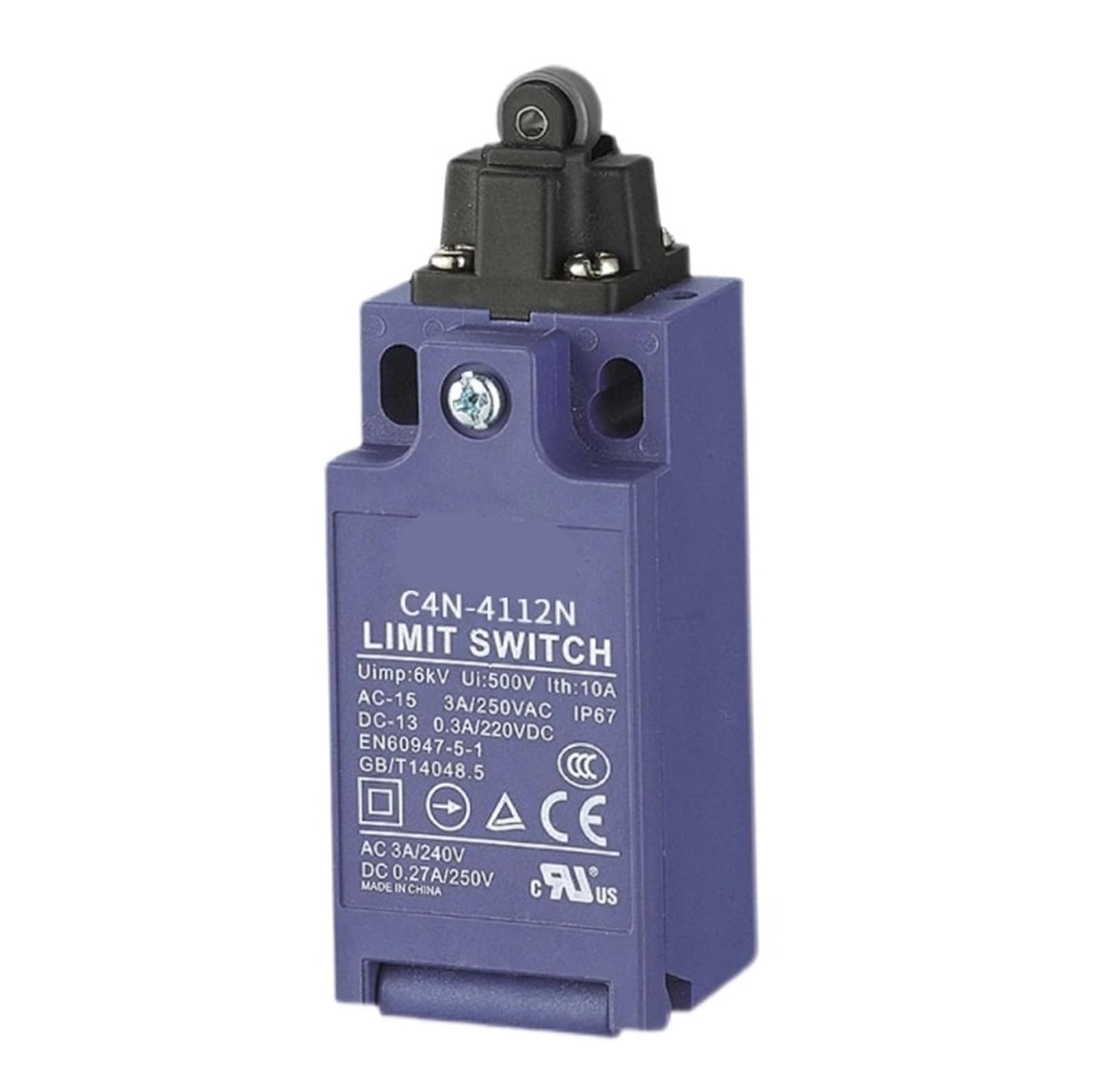Tscfhgqi One Color C4n-4112N Limit Switch Ip67 1Nc 1No Ac250v 3A Dc220v 0.3A
