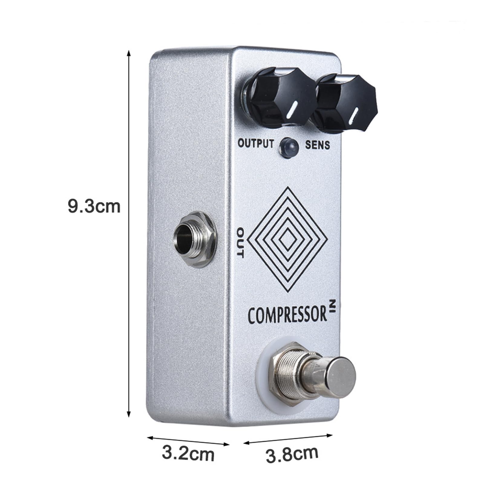 Dynamic Compressor Guitar Effect Pedal True Bypass Switching
