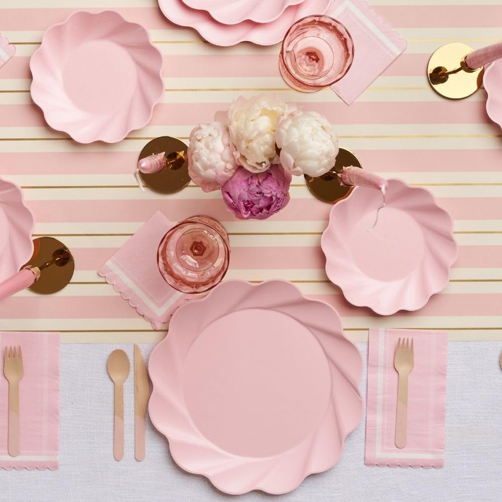 Sophistiplate Eco-Friendly Compostable Dinner Plates - Made of Bamboo Wood Fiber, and Sugarcane- Biodegradable and Disposable Party Plates- Sturdy & Heavy Duty - Pack of 16