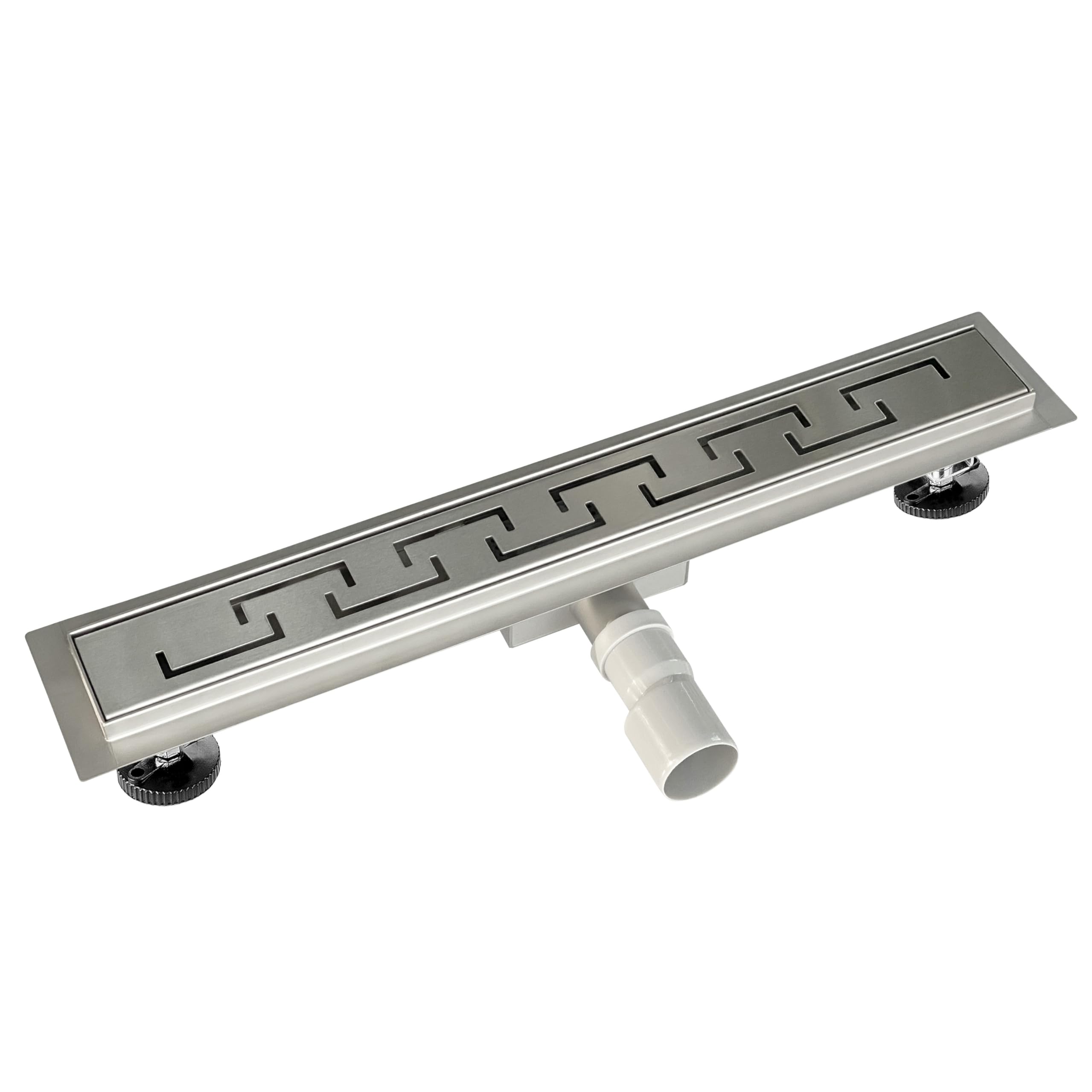 Caniveau de douche anti-odeurs en inox de 90 cm pour éliminer les blocages