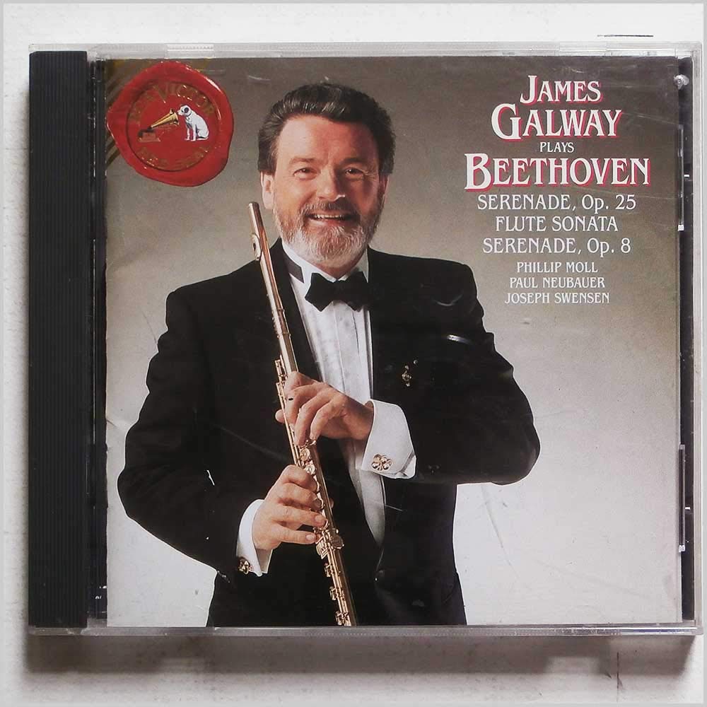 James Galway Plays Beethoven: Serenades, Op. 25 & 8 / Flute Sonata Op. 8 [Audio CD] FINZI,GERALD