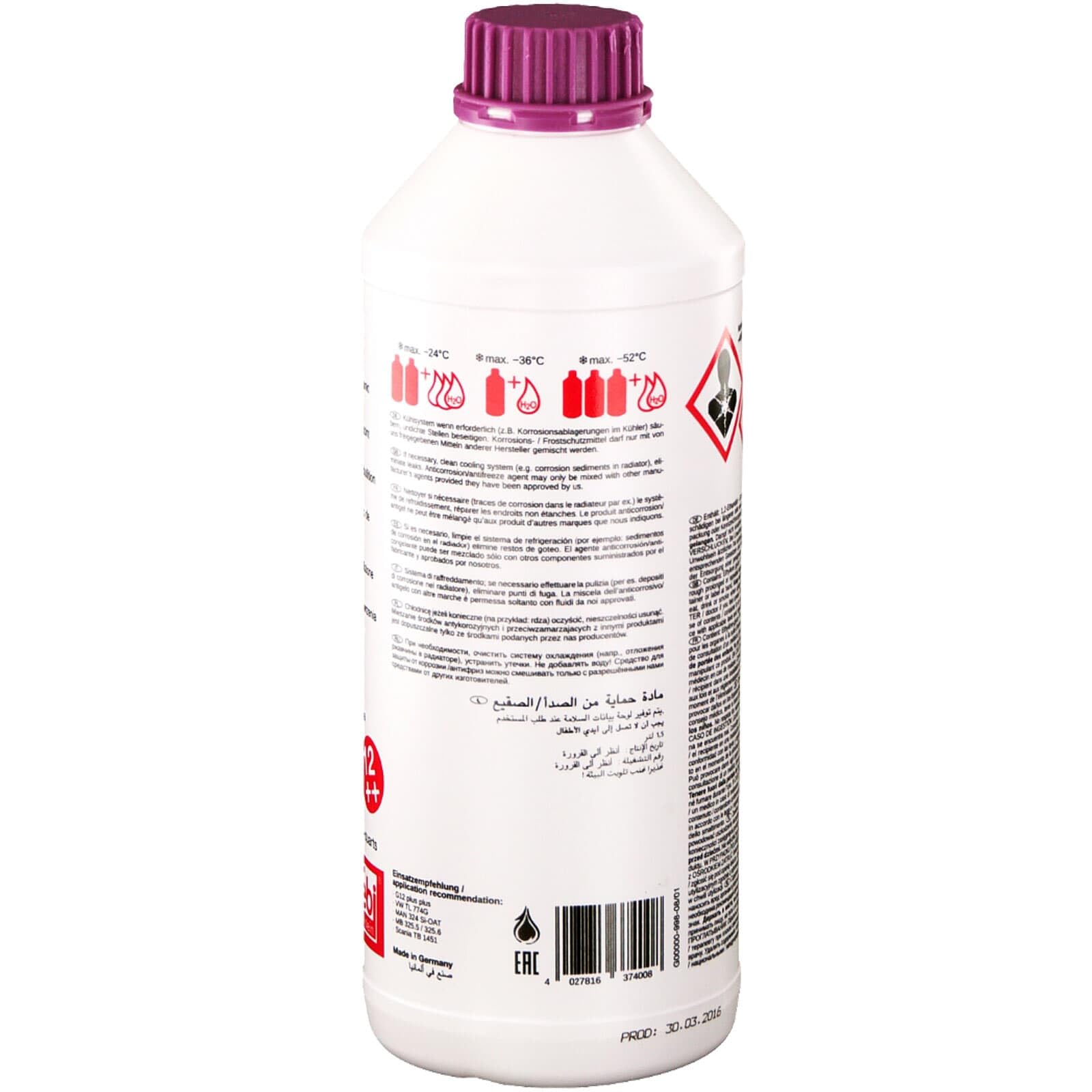 FEBI BILSTEIN 37400 Antigel 1,5L violet