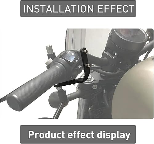 Miniatura 3 de CMX500 2025 - Soporte para espejo retrovisor de motocicleta para manillar retrovisor lateral compatible con Rebel CMX500 CMX300 CMX250