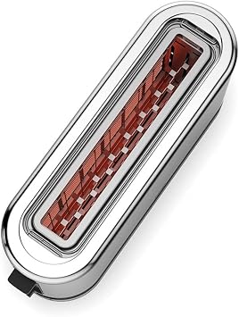 WMF Kitchenminis 7 Heat Adjustable Steel Toaster with Long Chamber