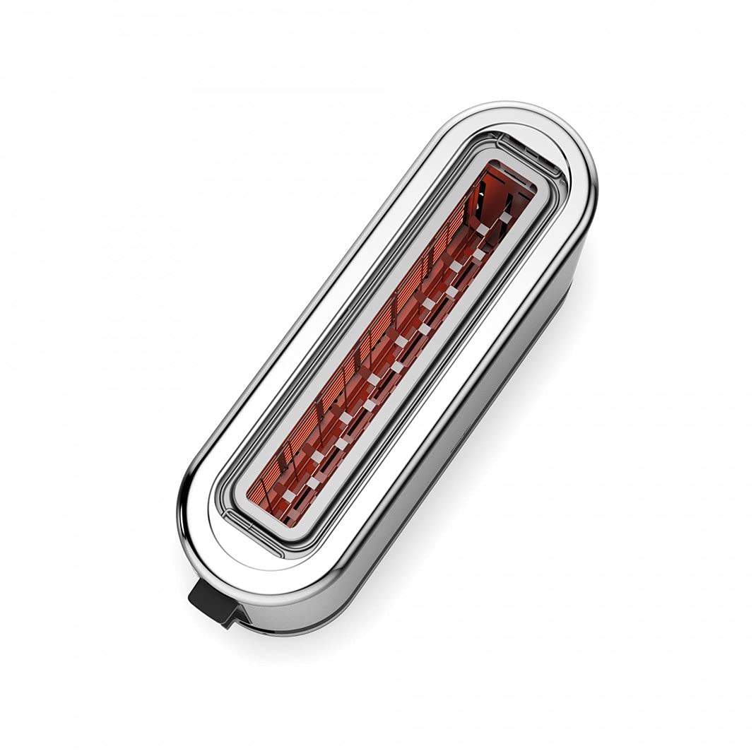 WMF Küchenminis Toaster Langschlitz mit Brötchenaufsatz, 2 Scheiben, XXL, Bagel-Funktion, Langschlitztoaster mit 7 Bräunungsstufen, 900W, Toaster edelstahl matt