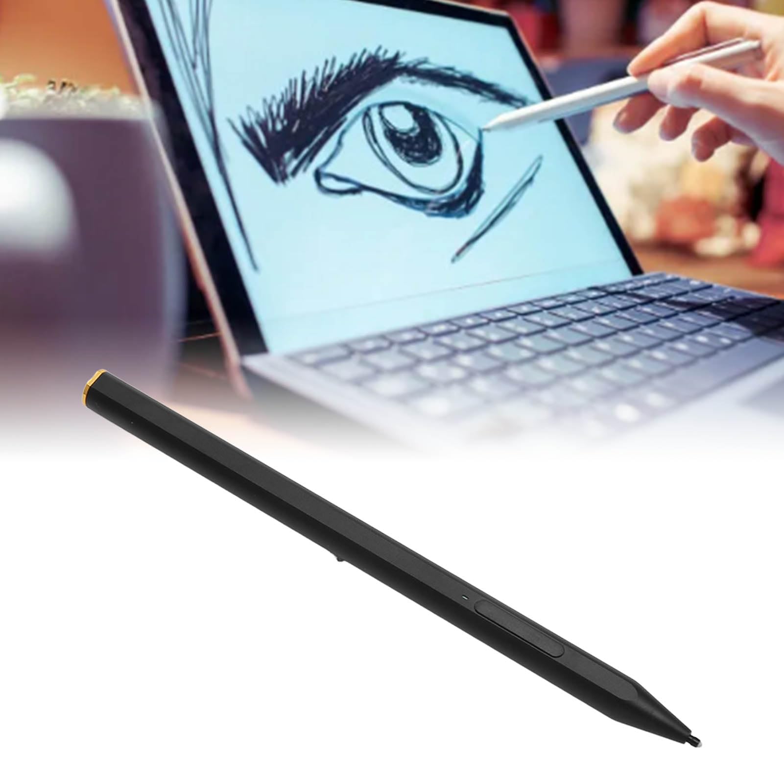 MPP2.0 Stylus Magnetico, 4096 Livelli di Pressione per h p per Envy 17 per Envy X360 Padiglione X360 per X360 per ASU S, Tablet Disegno Stilo Penna (Nero)