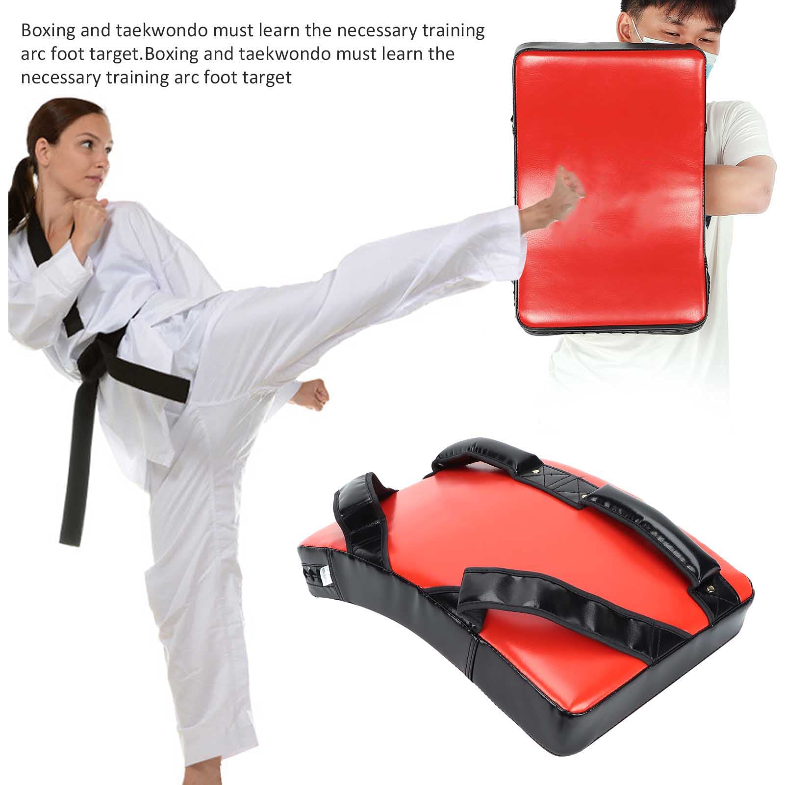 ZJchao Taekwondo Kick Pad, Coussinets de Boxe Kickboxing, Coussinets de Cible de Frappe, Coussinets Thaïlandais, Cible de Pied de Frappe, Équipement d'entraînement d'arts Martiaux