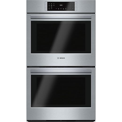 800 Series 30 in Built-in Electric Convection Double Wall Oven in Stainless Steel w/True Convection Cooking, Self-Clean