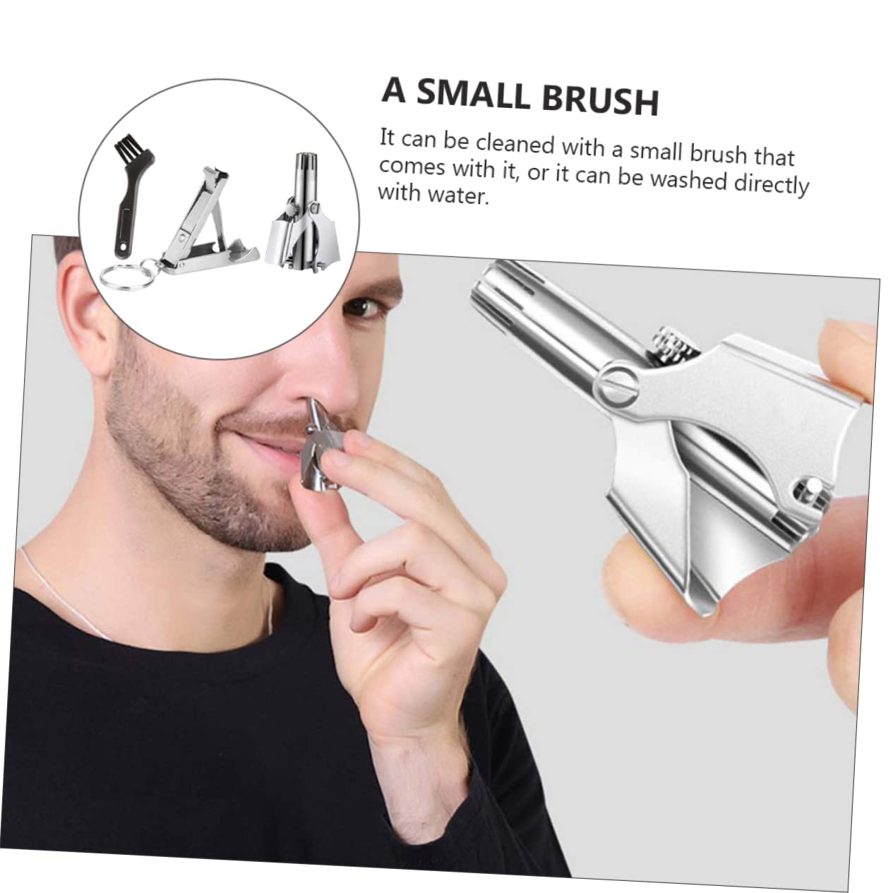 FOMIYES 3 Sets Nasenhaarschneider Trimmer Für Nasenhaare Nagelschneider Nasenhaarentferner Keine Batterie Haartrimmen