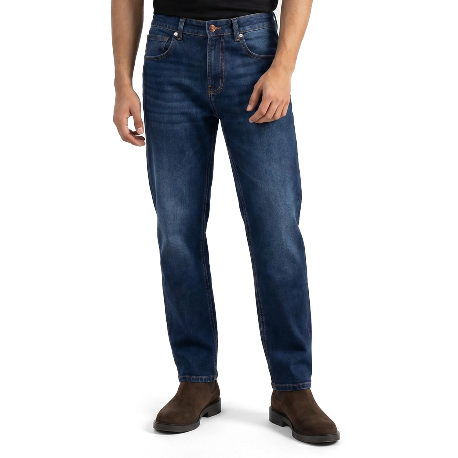 spykar Men's Chico Relaxed Fit Mid Rise Casual Jeans-picture-10