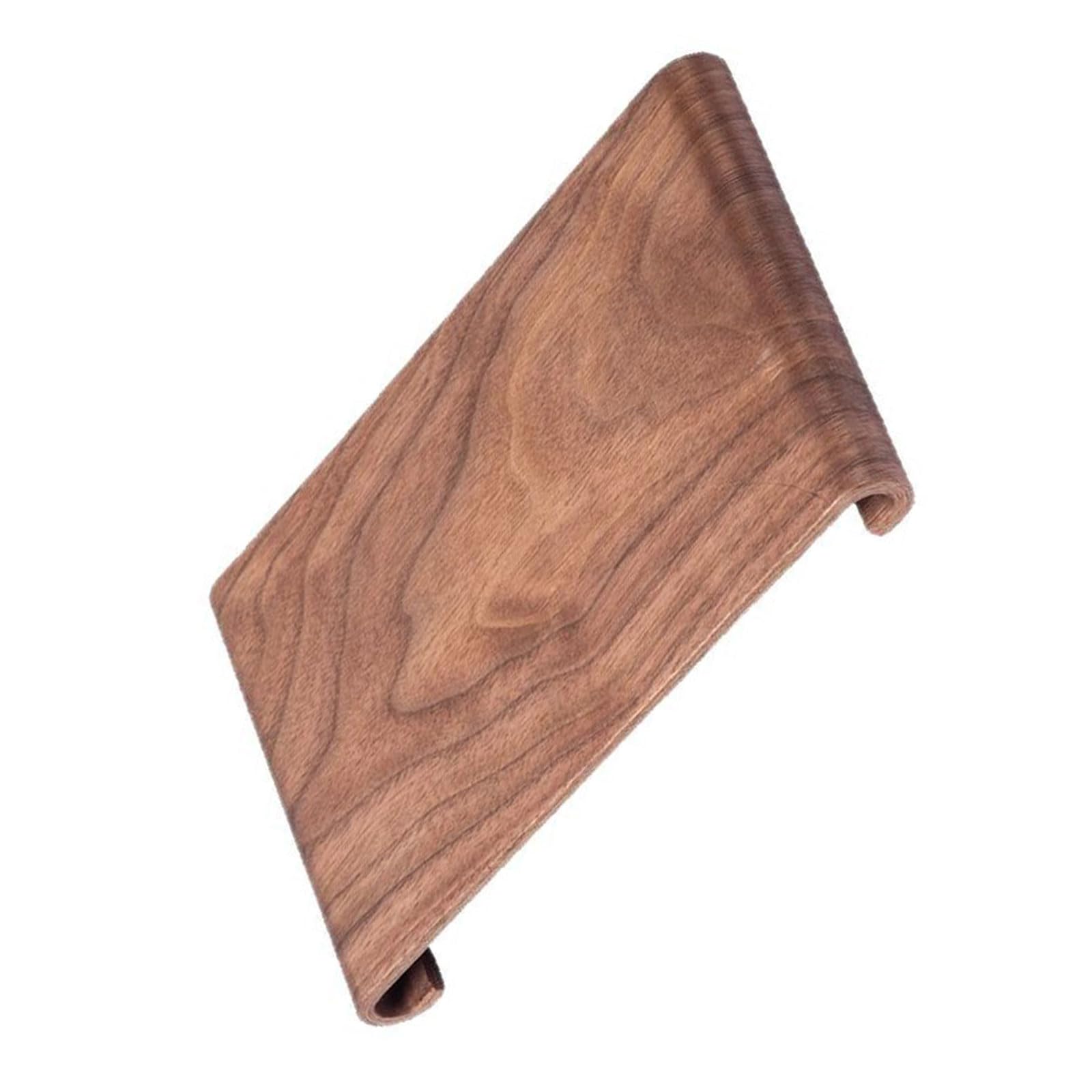 Walnuts Teas Tray Water Resistant Surfaces Rectangular Wooden Desktop Display Rack for Traditional Brewing Walnuts Teas Tray Dry Brewing