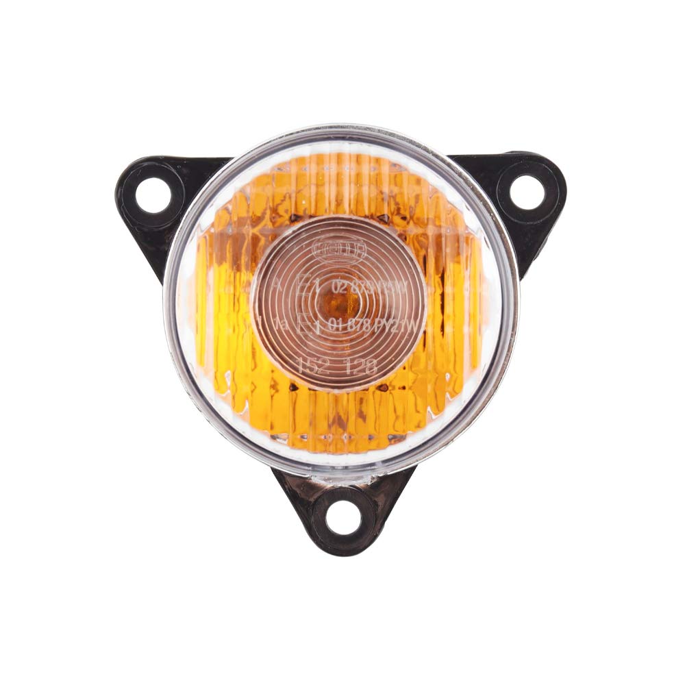 2BA 008 221-107 HELLA Feu Clignotant PY21W, 12V, Limpide, Avant Gauche