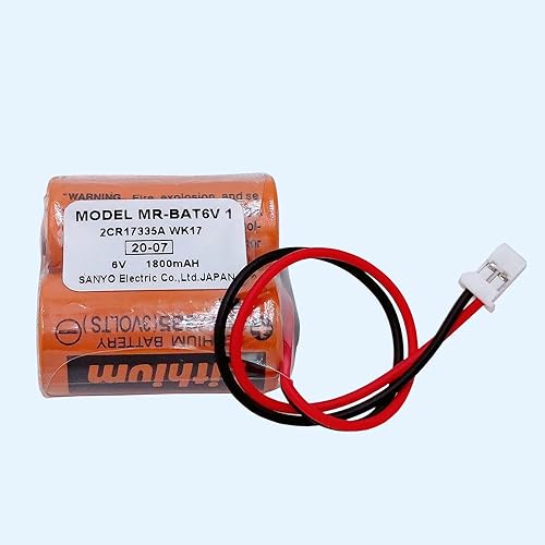 Miniatura 4 de 1800mAh MR-BAT6V1 2CR17335A WK17 6V CR17335 Batería de litio con conector