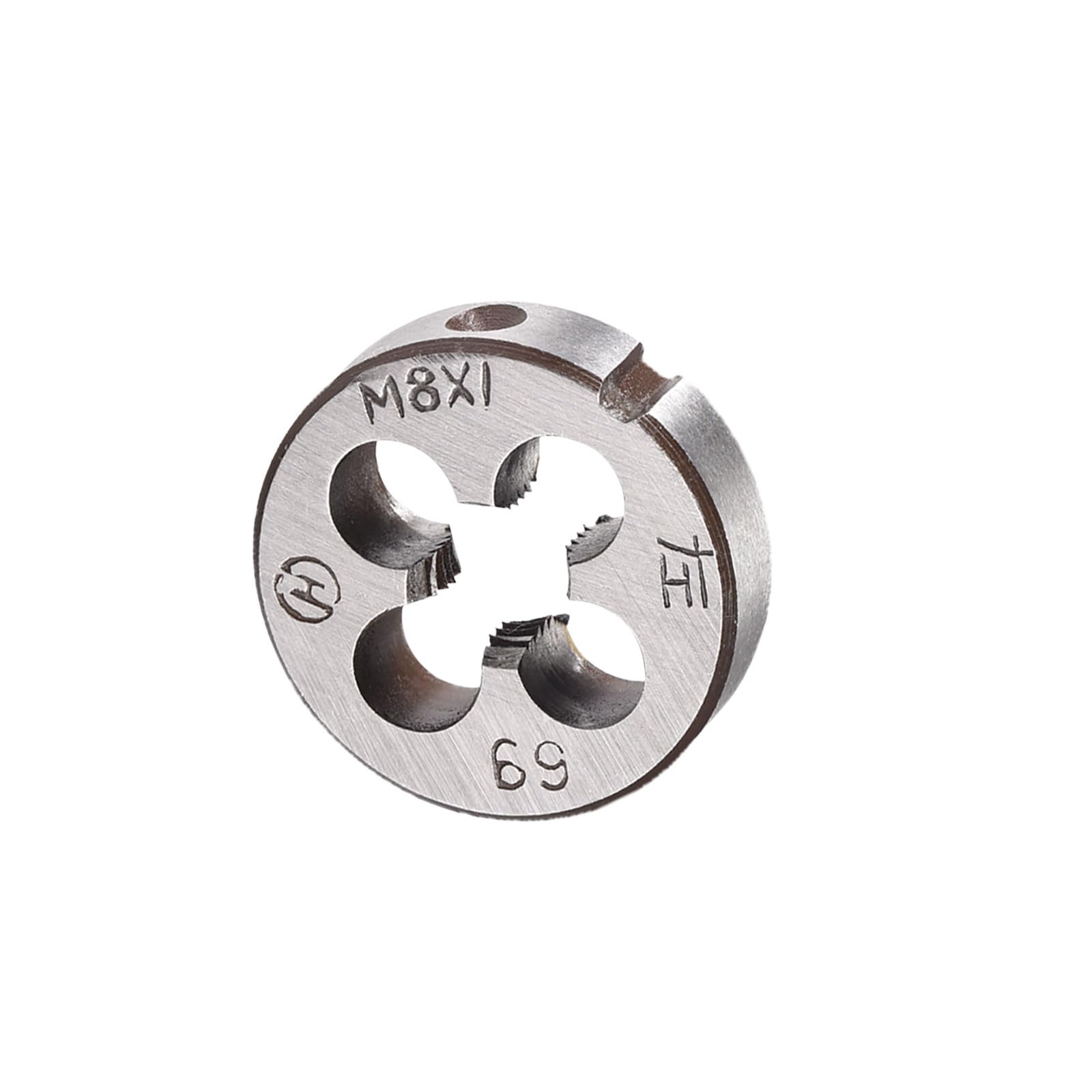CoCud Metric Adjustable Round Die, M8 X 1.0, Alloy Steel Thread Left Hand Threading Die