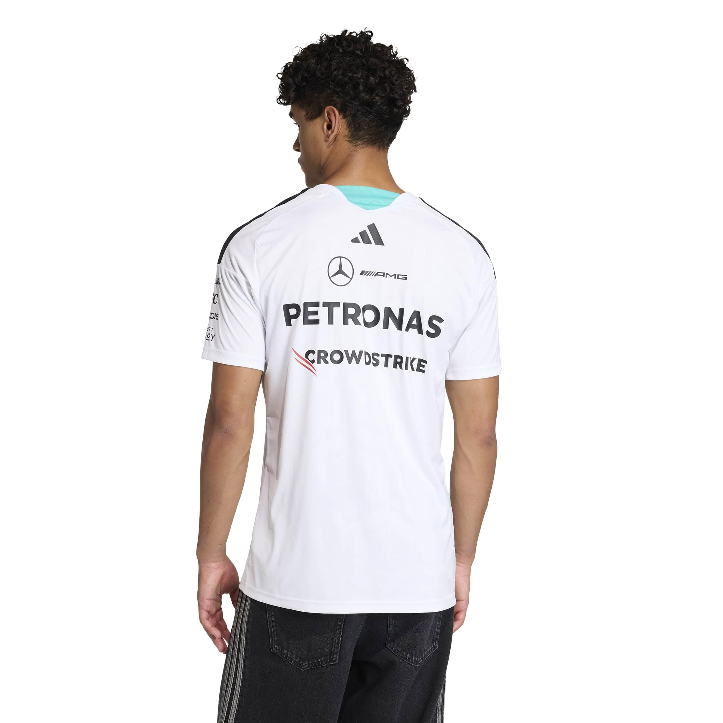 Adidas Herren Mercedes - Amg Petronas Formula 1 Team Driver Jersey Short Sleeves