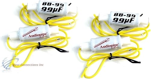 Miniatura 2 de 4 pares de bloqueadores de graves 99 uF 400Hz - 4 ohmios200Hz - 8 ohmios 5 14 pulgadas 6 12 pulgadas