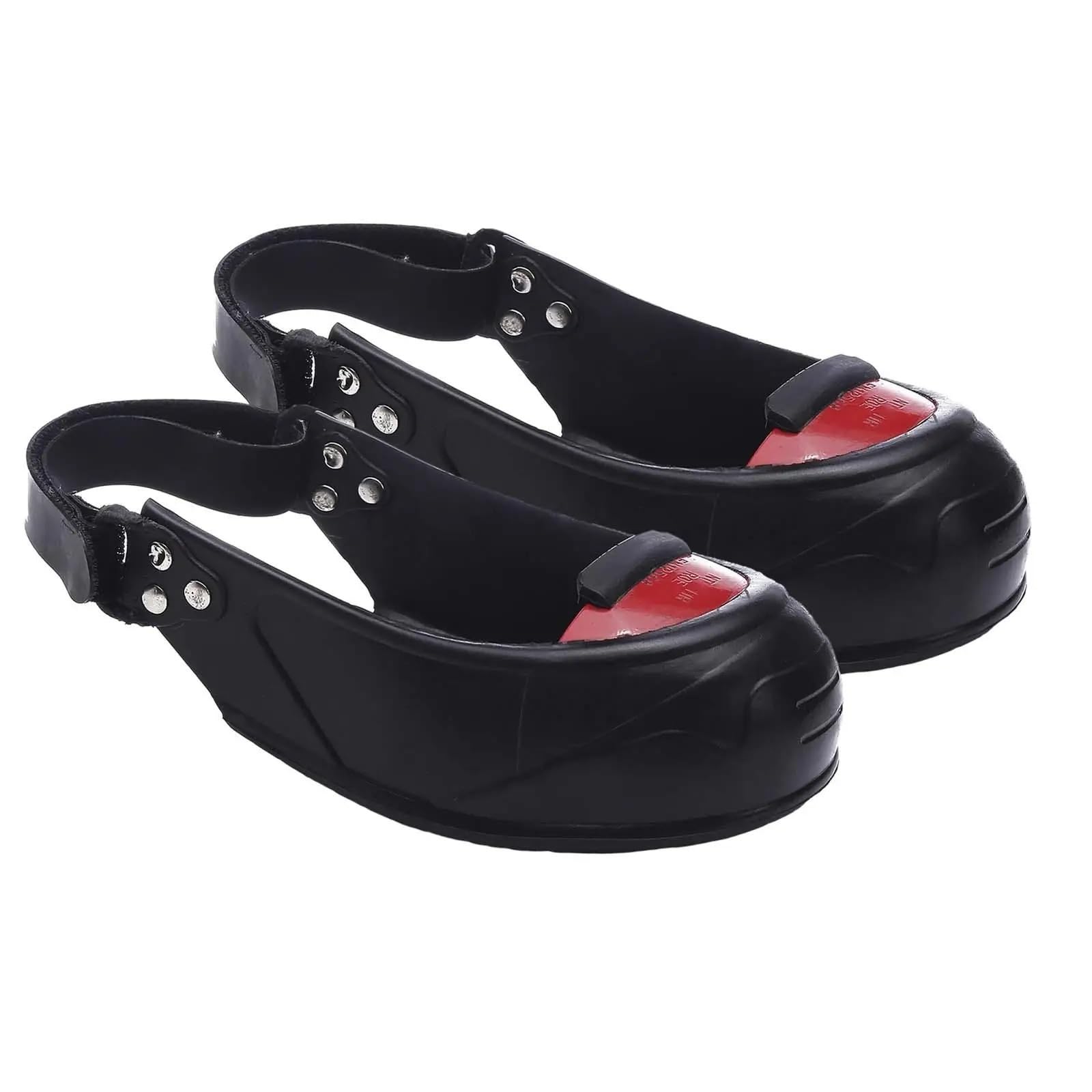 Couvre-chaussures de sécurité en métal avec embout en acier antidérapant pour les travailleurs occasionnels ou temporaires, polyvalents et durables pour chaussures