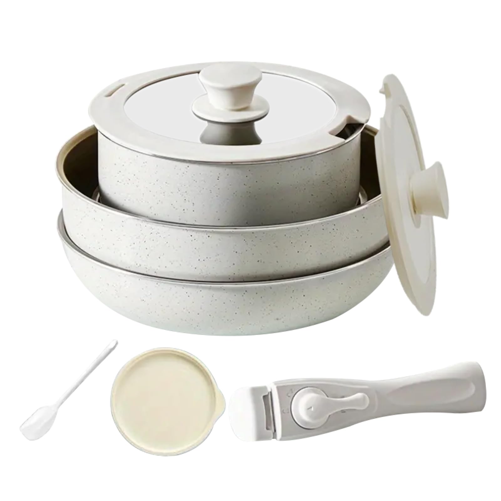 Amazon.com: Ceramic Pots and Pans Set Non Stick,8 Piece Nonstick ...