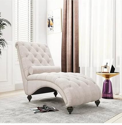 A to Z Furniture Lazy Couch and Reclining Nevy Blue Color Sofa/Recliner Chaise Longue/Fabric recliners/for Bedroom/Living Room (Grey)