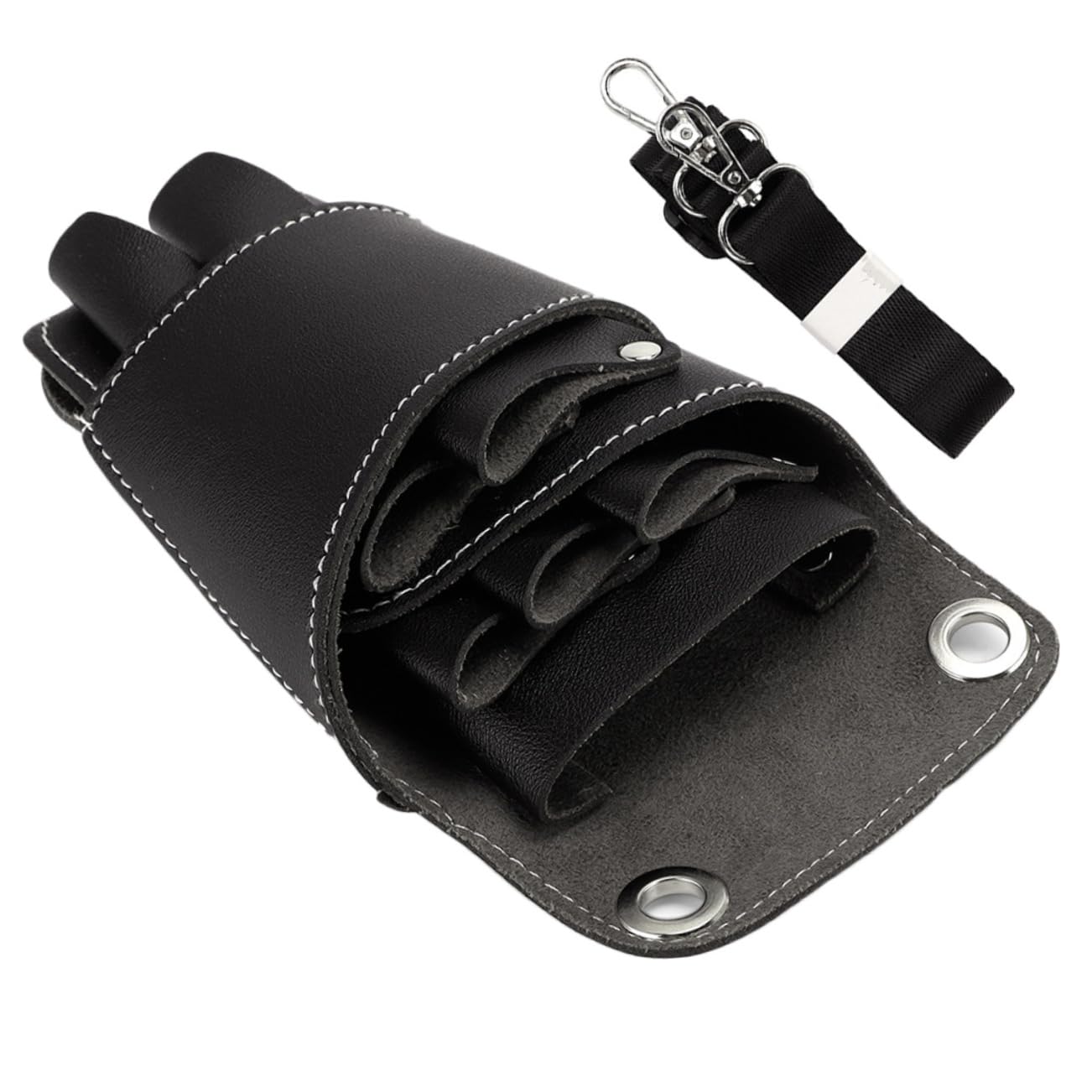 PartyKindom Scissor Pouch Hair Stylist Supplies Hairdresser Tool Bag Scissor Holder for Salon/Barbershop