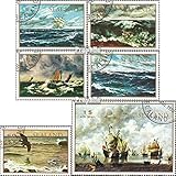 Gran Bretaña-Principado Sealand edición una Micronación encendido Plataforma del Mar, no reconocido No..7 usado 1970 veleros (Número principal) (sellos para los coleccionistas) Navegación / barcos