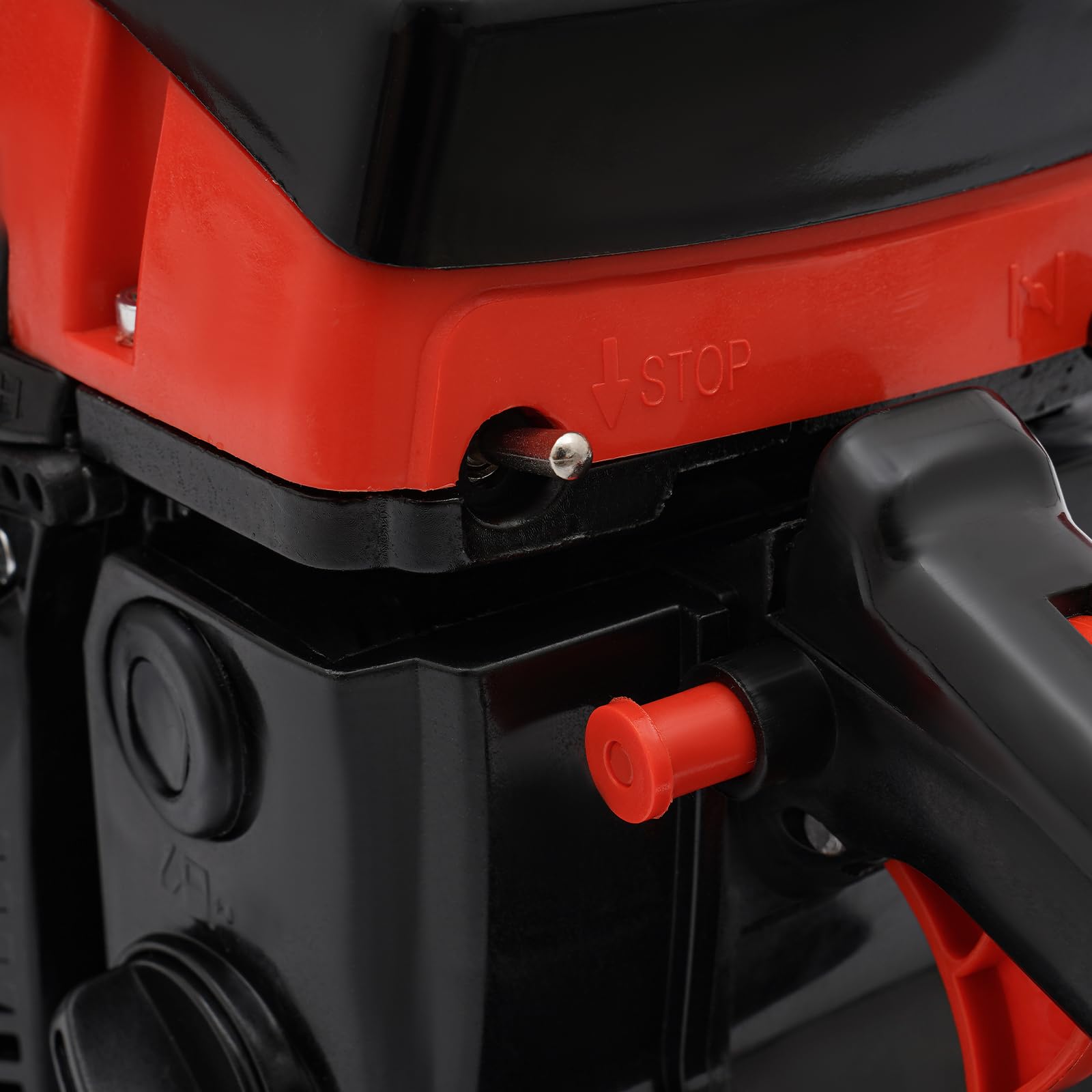Motosierra de gasolina de 58 cc, de 2 tiempos, 2,2KW 11000 rpm, motosierra con tanque de combustible de 18,93 oz, motosierra de gasolina de 18 pulgadas para la cosecha de madera, corte de madera