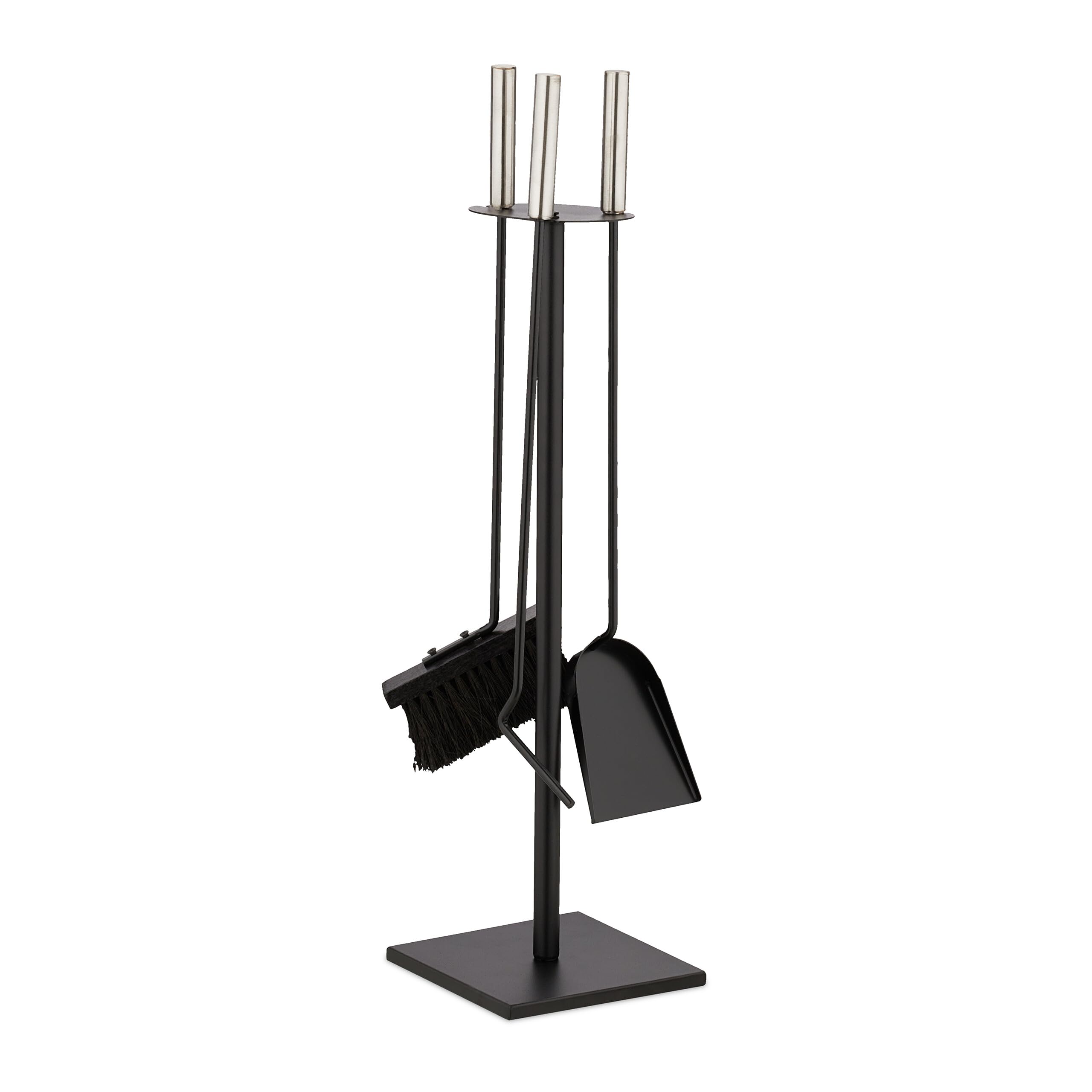 Relaxdays Fireplace Set 4 Piece Accessory Shovel Broom - View #4