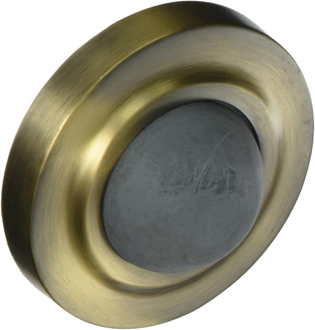 Deltana WBC238U5 23/8-Inch Diameter Solid Brass Convex Flush Bumper