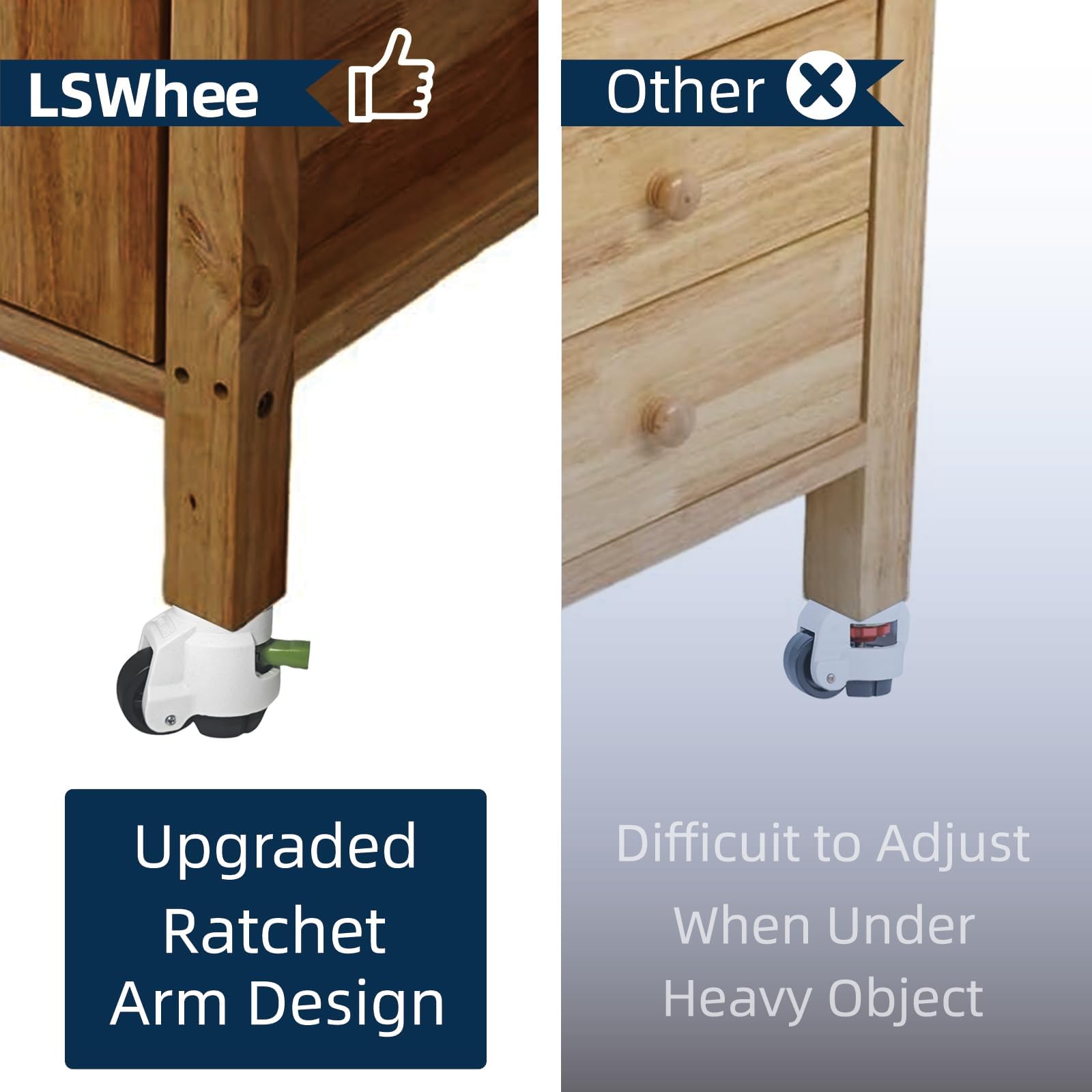 Heavy Duty Stem Casters - 2200 Lbs Capacity -8 Heavy Duty Stem Casters - 2200 Lbs Capacity -8