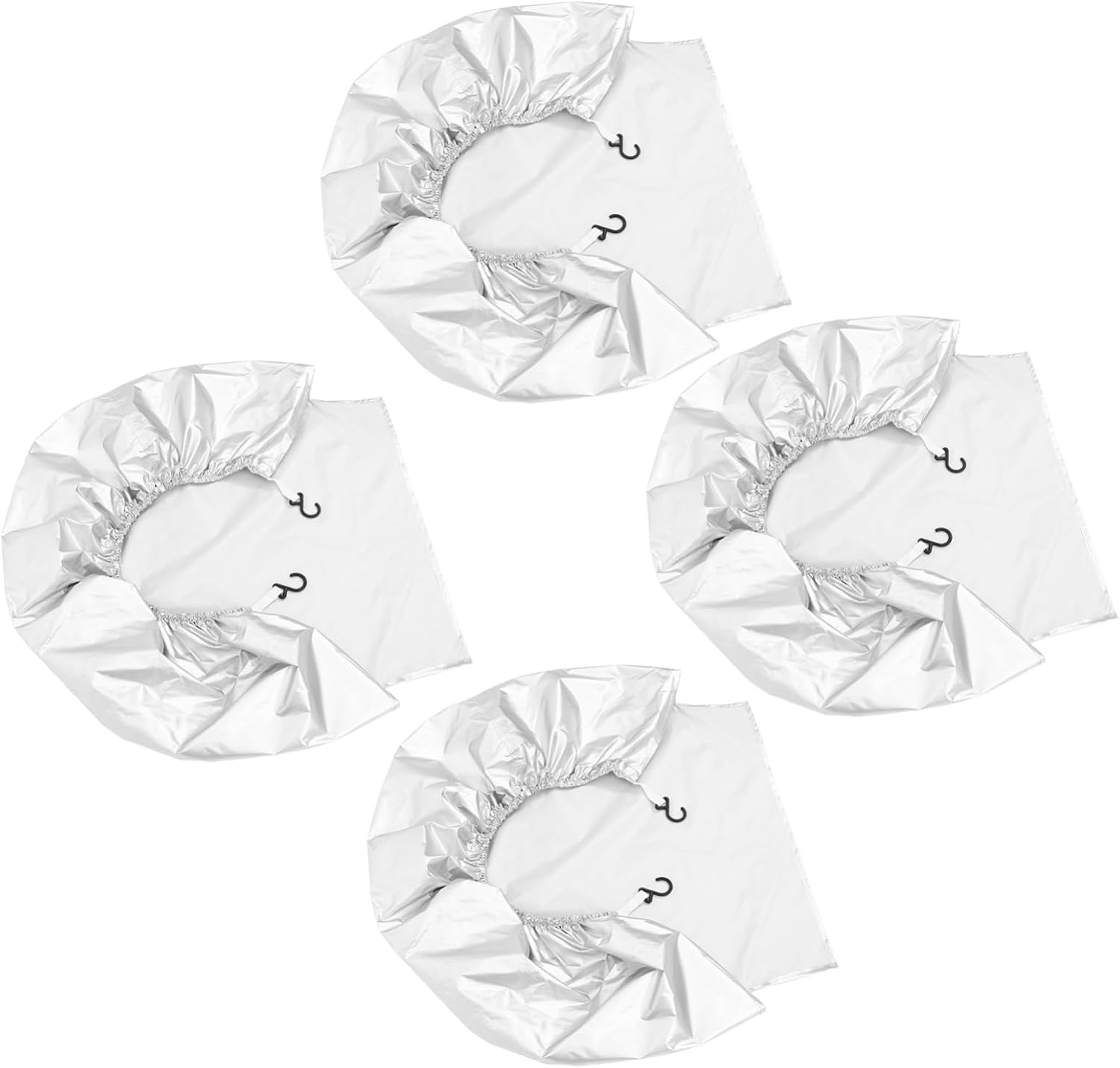 4pcs Rv Tire Covers Durable Protective Spare Tire Cover for Motorhome Travel Trailers and Campers Easy Installation