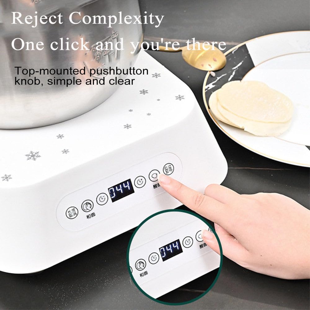 Broodfermentatiemachine, 5L Deegrijsmachine Met Instelbare Temperatuur 20-55℃ en Timing, Automatische Thermostatische Rijskast Met Roestvrijstalen Voering Voor Yoghurt, Brood, Broodjes Green