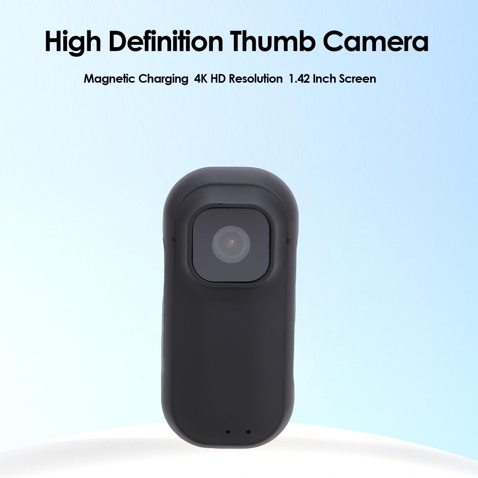 Fotocamera d'azione 4K con cinturino magnetico, custodia impermeabile, custodia di ricarica, accessori di montaggio per bicicletta, arrampicata, film animale o vlogging