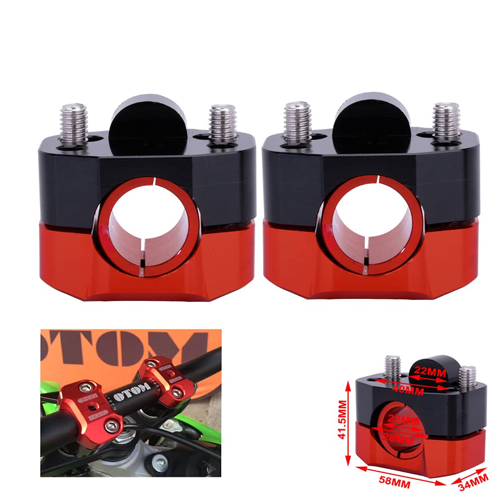 FastPro Support universel pour guidon de moto - 22 mm et 28 mm
