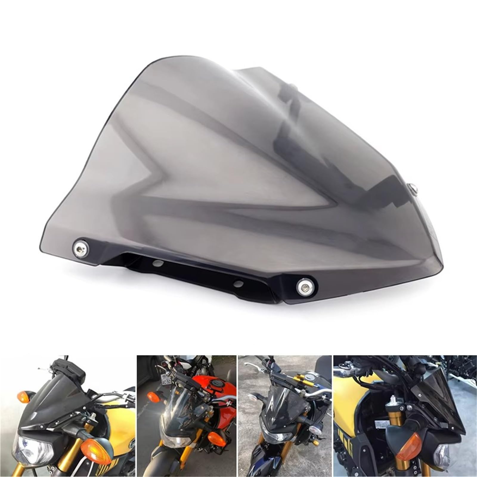 Deflettore Moto Per MT-09 Per FZ-09 Per MT09 FZ09 2014 2015 2016 Parabrezza Per Moto Deflettori Antivento Cupolino Moto