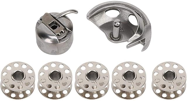 Bobbin Case, Bobbins Bobbin Case Shuttle Hook Set Household Sewing Machine Parts for Old Style Household Sewing Machine