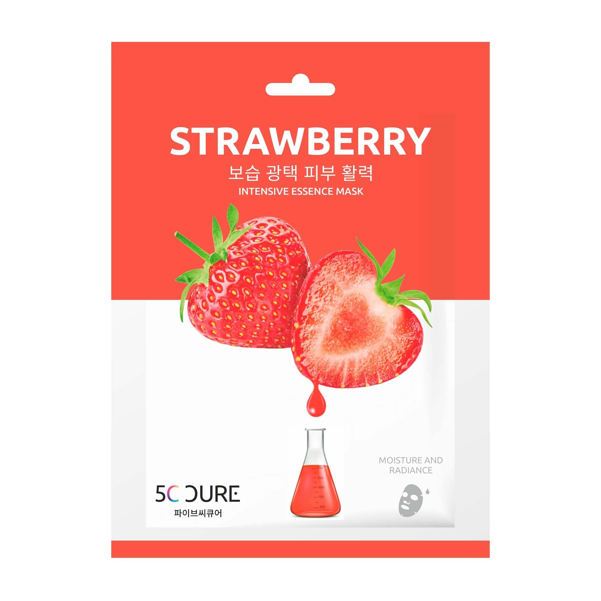 5C Cure Jkosmec Intensive Essence Mask (Strawberry)