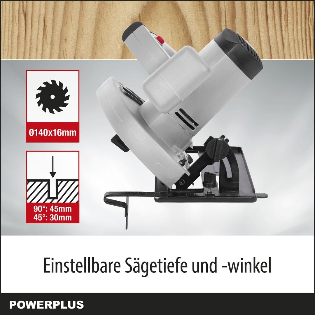 POWERPLUS POWC2020 - Sierra Cirar 800 W 140 mm
