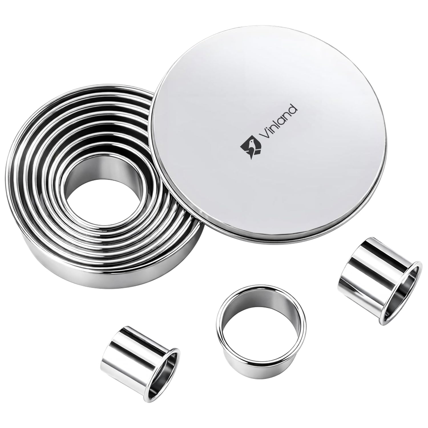Set Da 6 Stampi Per Biscotti In Acciaio Inox 304: 1 Forma Concha Messicana + 5 Formine Maialino, Per Pane E Biscotti, Antiscivolo, Lavabile In Lavastoviglie