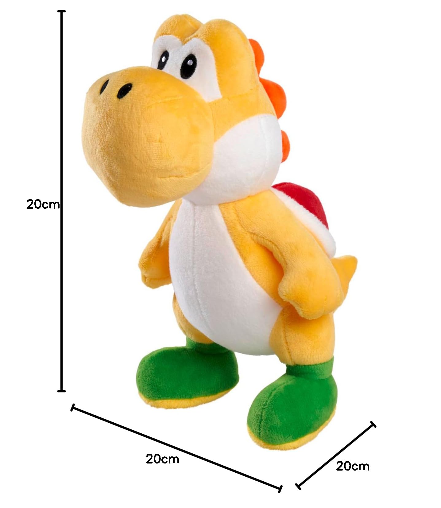 Simba 109231539ONL - Super Mario pluszowy Yoshi w kolorze żółtym