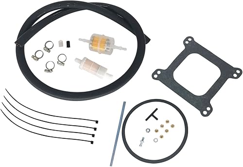 Miniatura 7 de Repuesto de carburador 1405 para Performer 600 CFM 4 barriles de diámetro cuadrado Corvette Silverado GMC 366 Demon Poly carburador (con