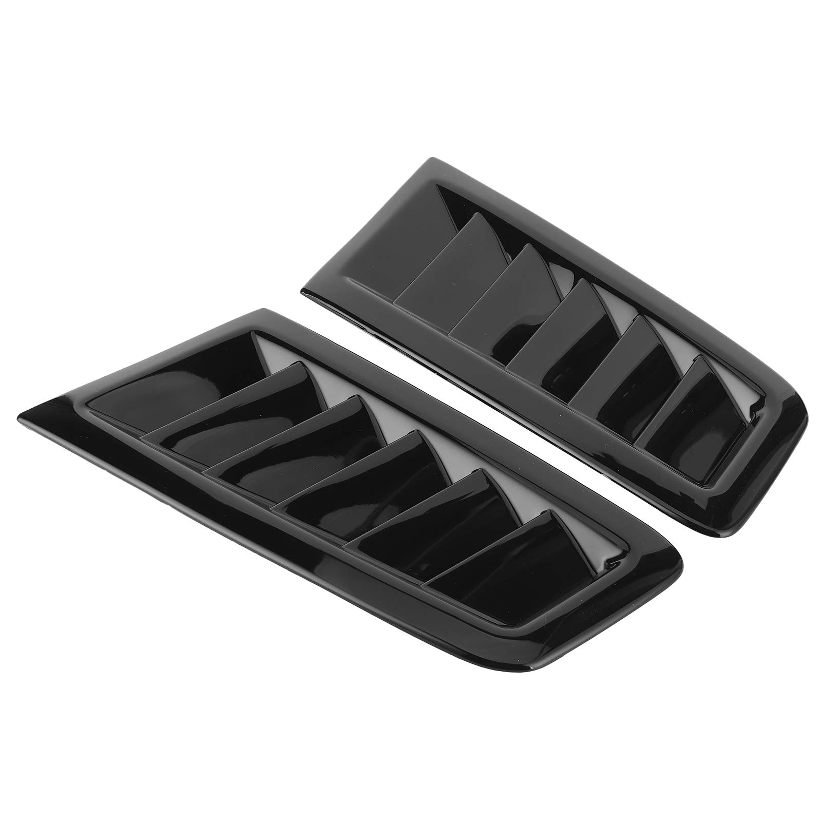 Presa d'aria del cofano dell'auto, Prese d'aria del cofano motore universali Copertura della presa d'aria, Presa d'aria del cofano della parte esterna dell'auto per RS Stile RS MK2(Nero brillante)