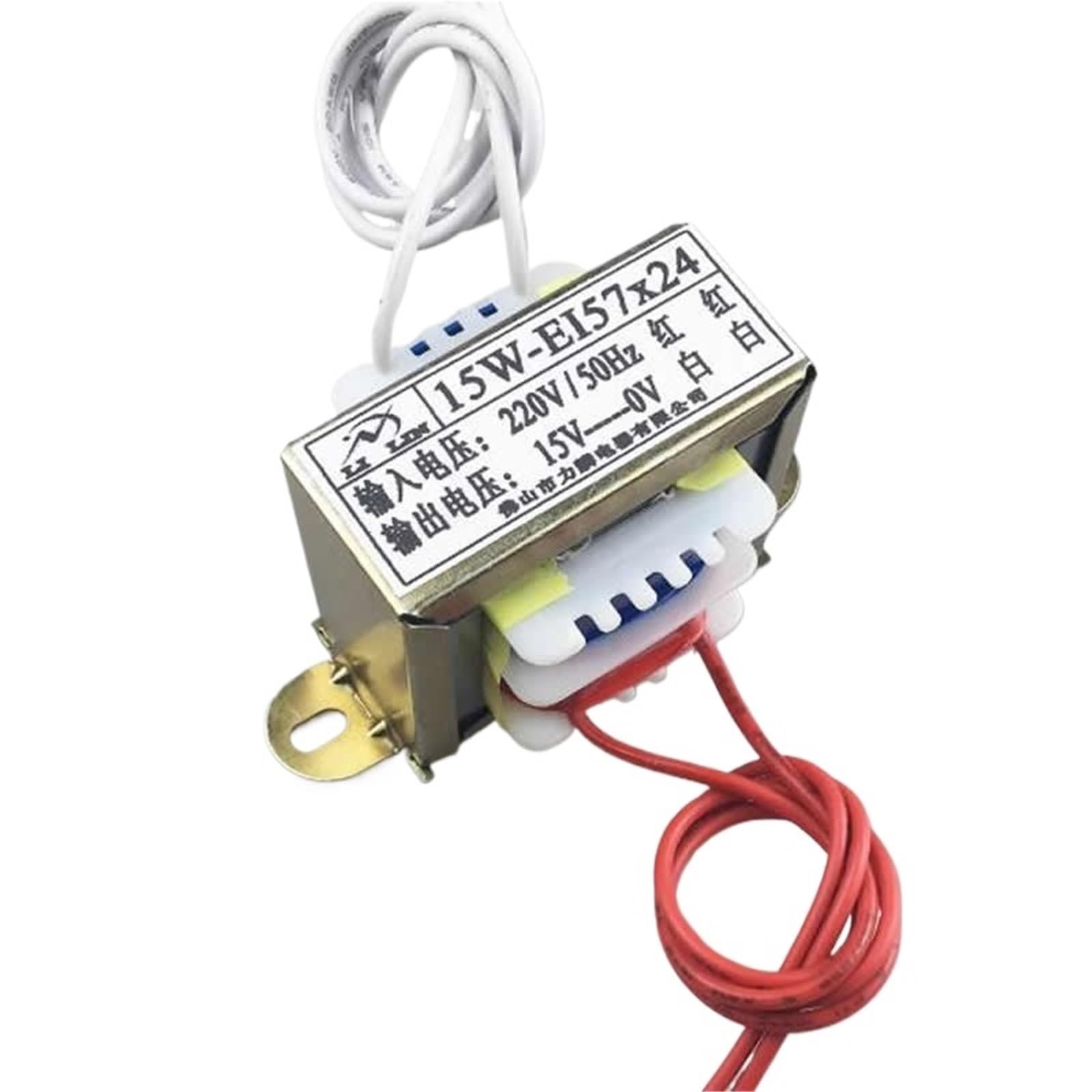 Transformateur 15W EI57 résout les pannes de tension 18V