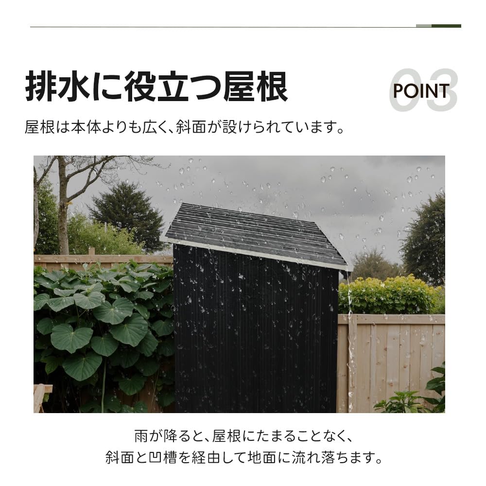 Amazon.co.jp: 薪ラック 屋根付き 屋外 薪小屋 大型 大容量収納