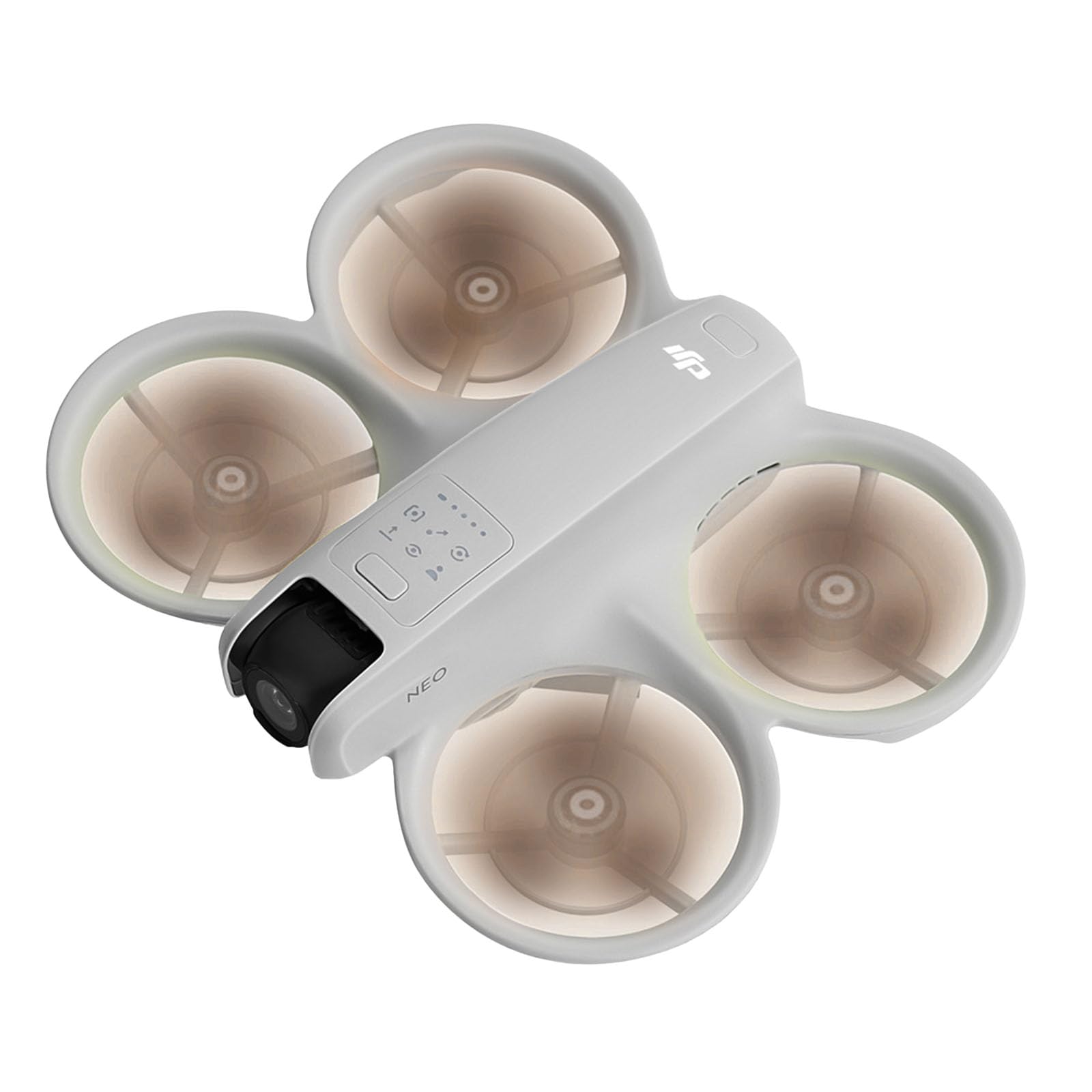 Drone Colorful Propellers for DJI Neo Low-noise Propellers Light Weight Durable Propeller Wing Blades for DJI Neo Accessories Quick Replacement Spare Part 4pcs (Gray)