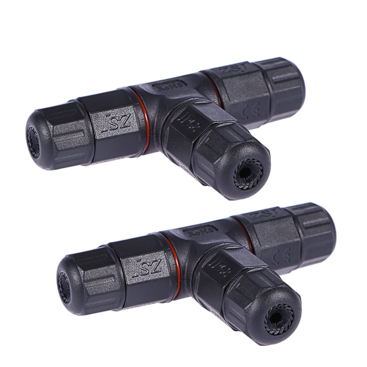 HOMSFOU 6 Piezas Conector De Cable Impermeable Conector De Cable a Prueba De Agua Conector De Luces Adaptador De De Cable Conector Eléctrico a Prueba De Agua Prensaestopas