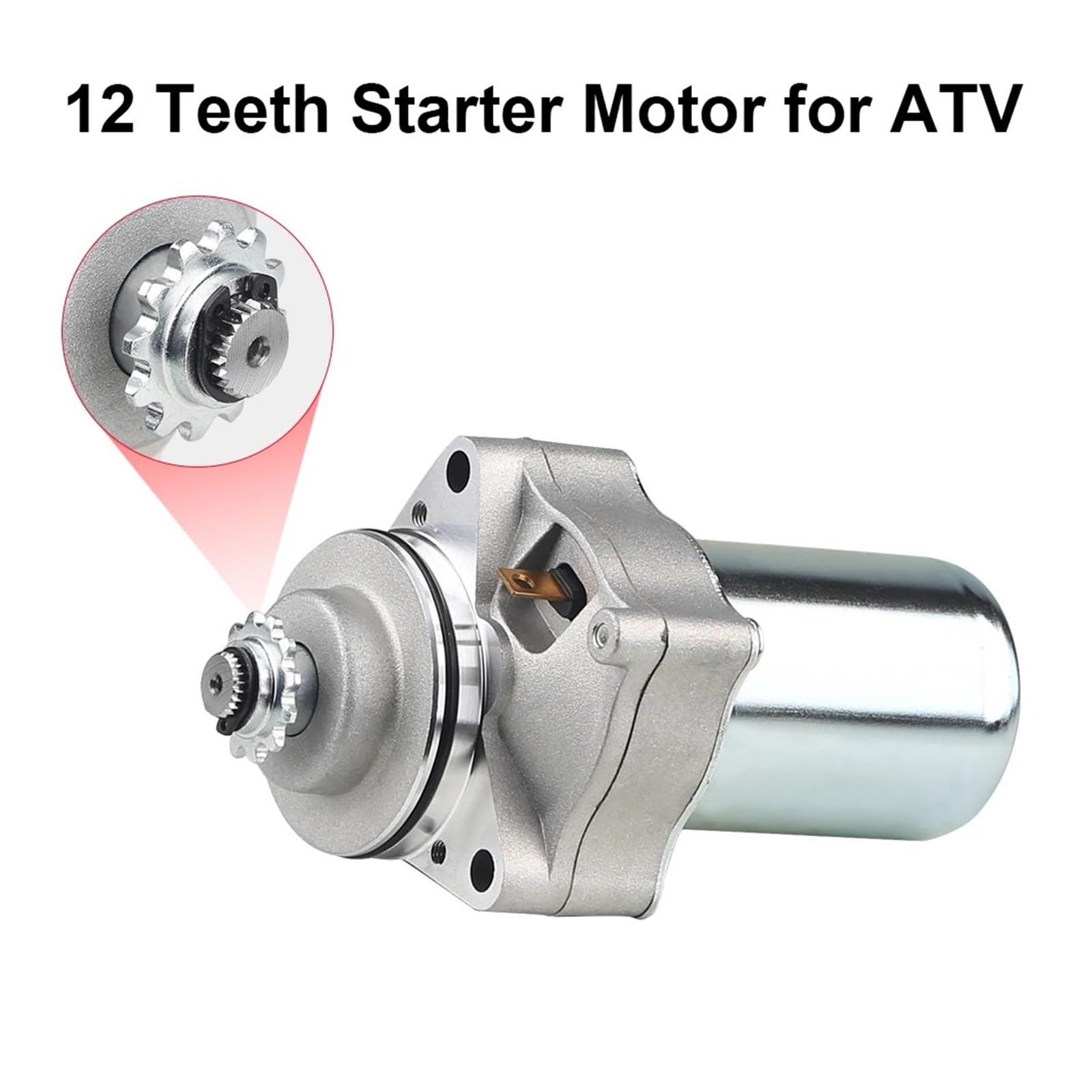 Starter Per Tao Tao 50cc 70cc 90cc 110cc 125cc 4 Ruote ATV 12V Motociclo Motorino Avviamento Elettrico Motorino Avviamento