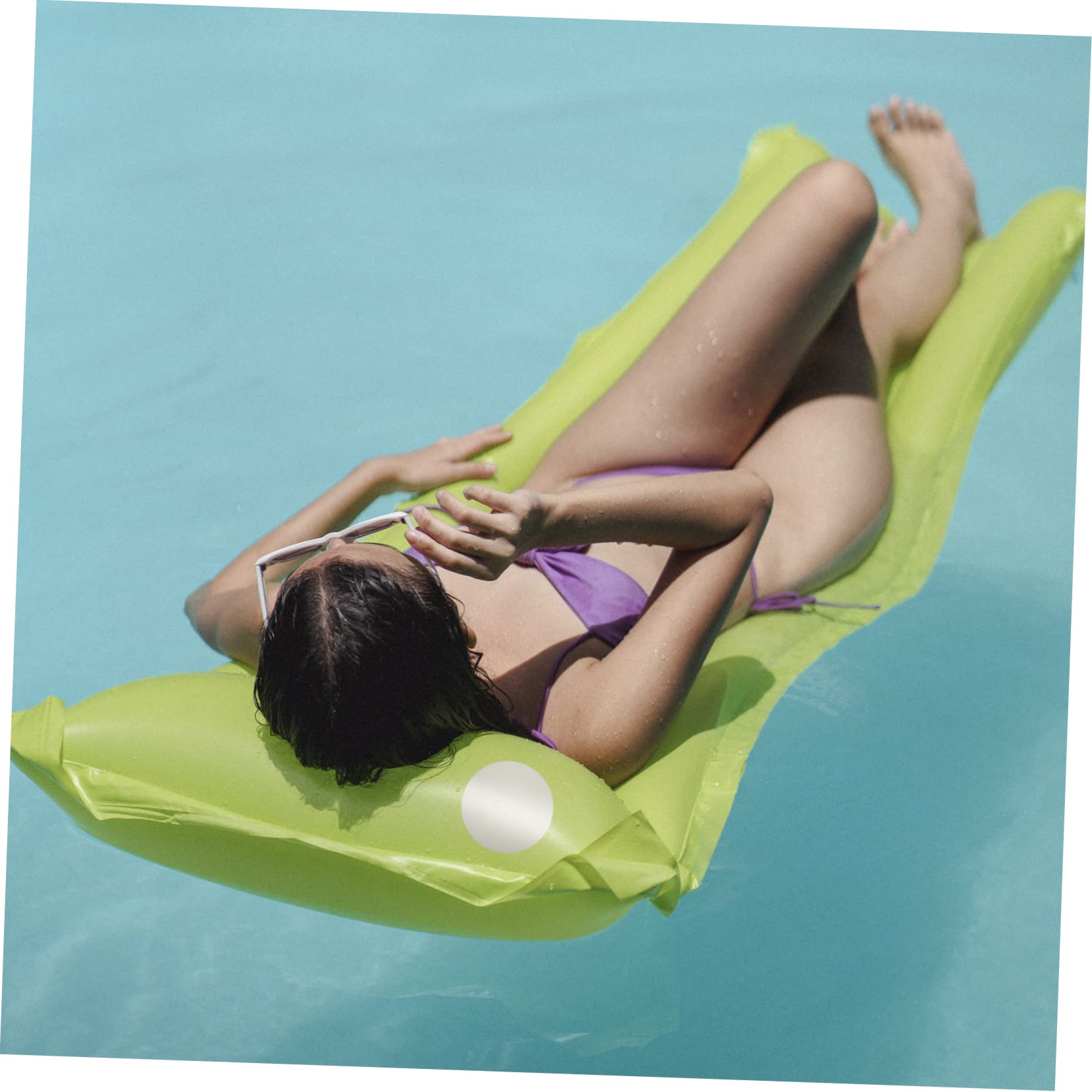 Mipcase 60pièces Kit De Réparation Auto-adhésif pour Piscine Gonflable De Réparation pour Bouées Anneaux De Natation Et Bateaux pour Hors Sol Et Jouets Aquatiques