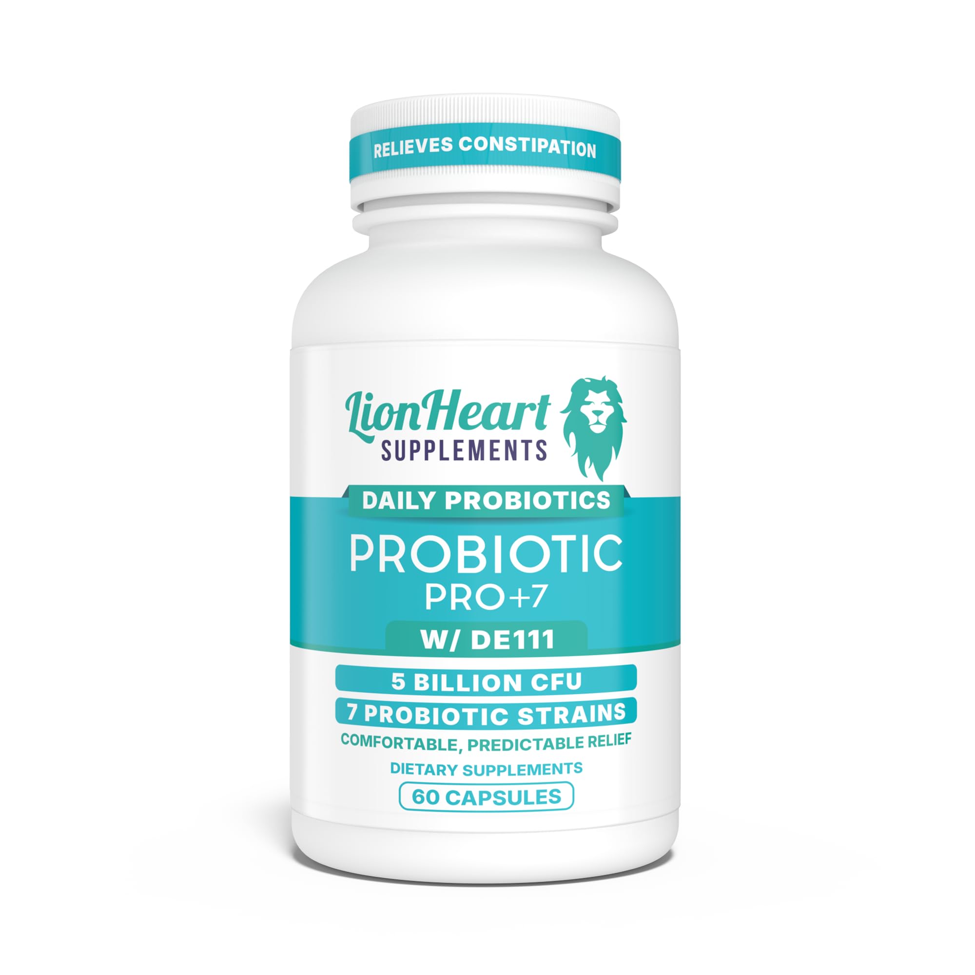 Best Probiotic for Constipation - Regular Bowel Movement Supplements -Bowel Movement Supplements -Probiotics for Ibs and Constipation Relief - Recommended for Women and Men - 60 Caps