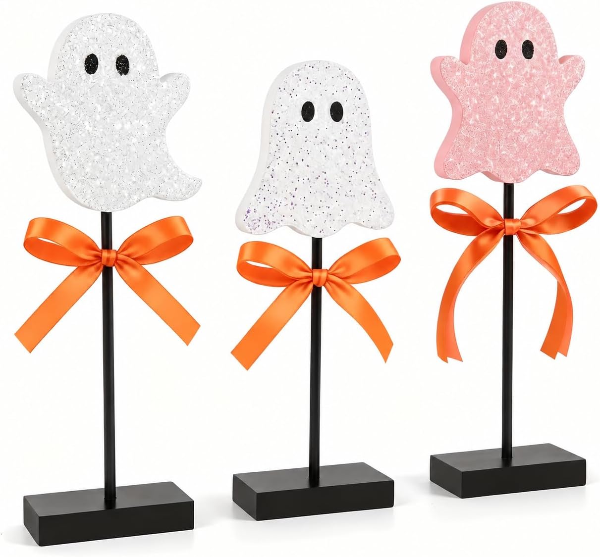 Halloween Bat Table Decor, Wooden Halloween Decorations Indoor for Home