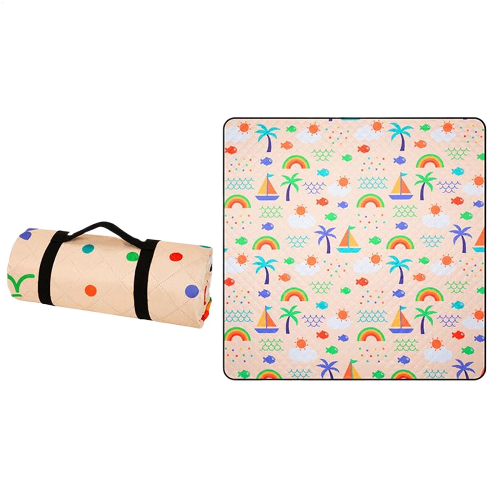 Tappeti da picnic coperte da picnic impermeabili e impermeabili per | Coperta di sabbia impermeabile leggera per spiaggia, campeggio